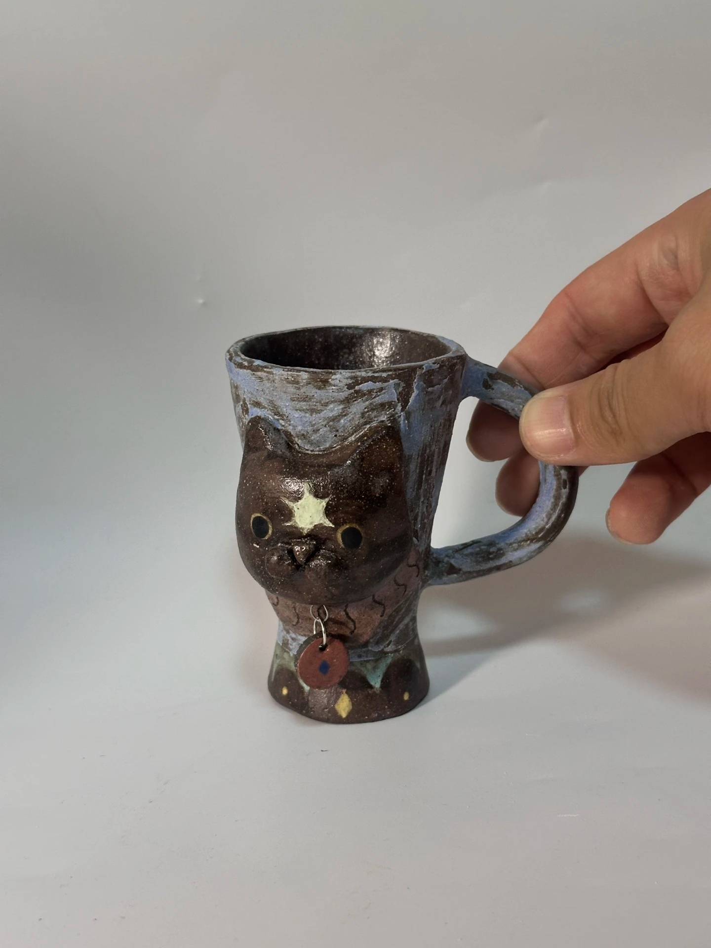 猫咪单把手杯
