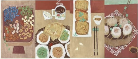 《敦煌味道》（系列作品共8件