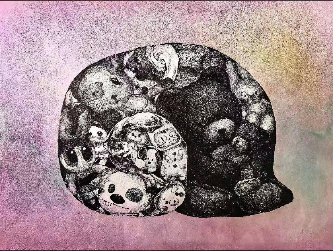 《这里都是粉色》系列之一